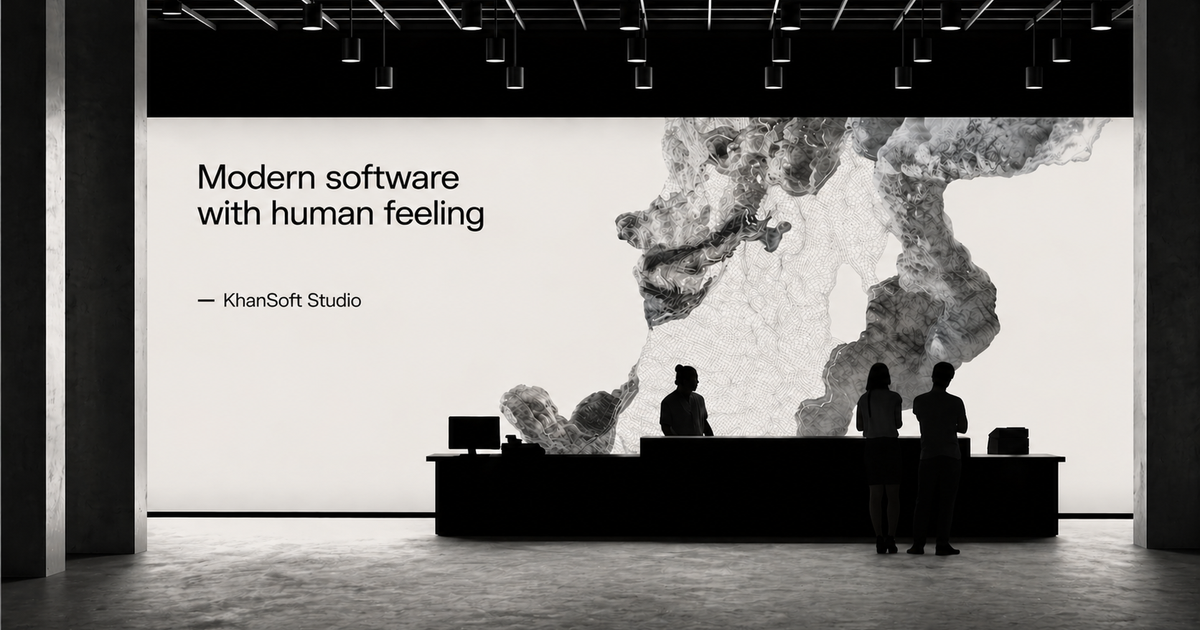 KhanSoft Studio 디자인, 코드, 시스템 브랜드 이미지